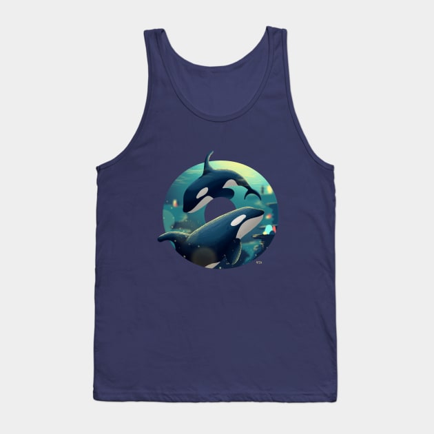 Orca Tank Top by vero.e.a